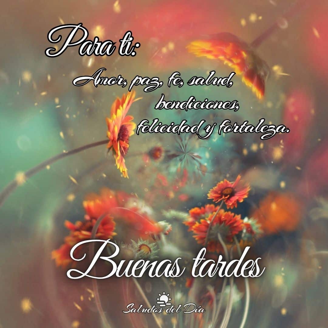 Buenas tardes
